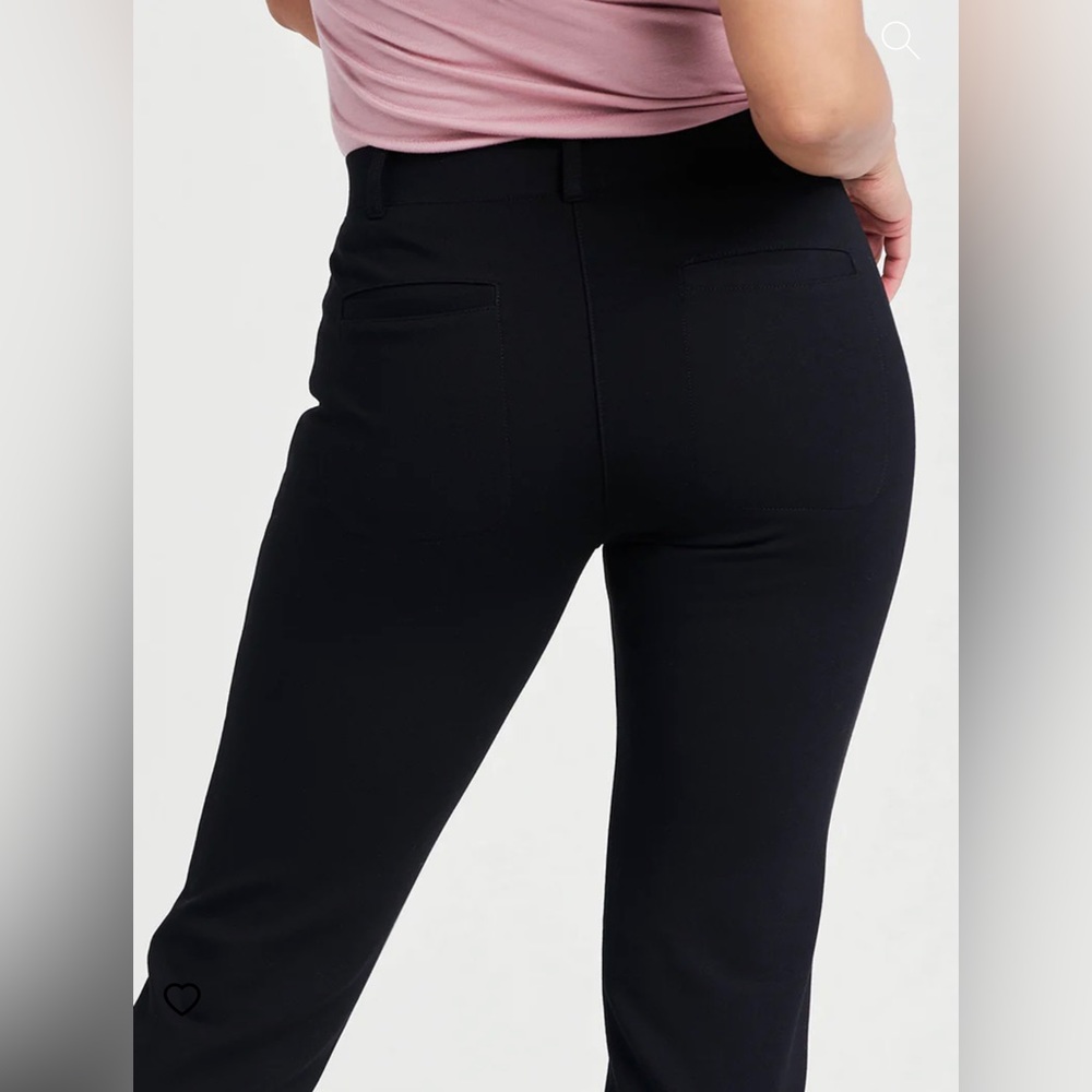Betabrand Straight-Leg Classic Dress Pant Yoga Pant - Picture 2 of 6